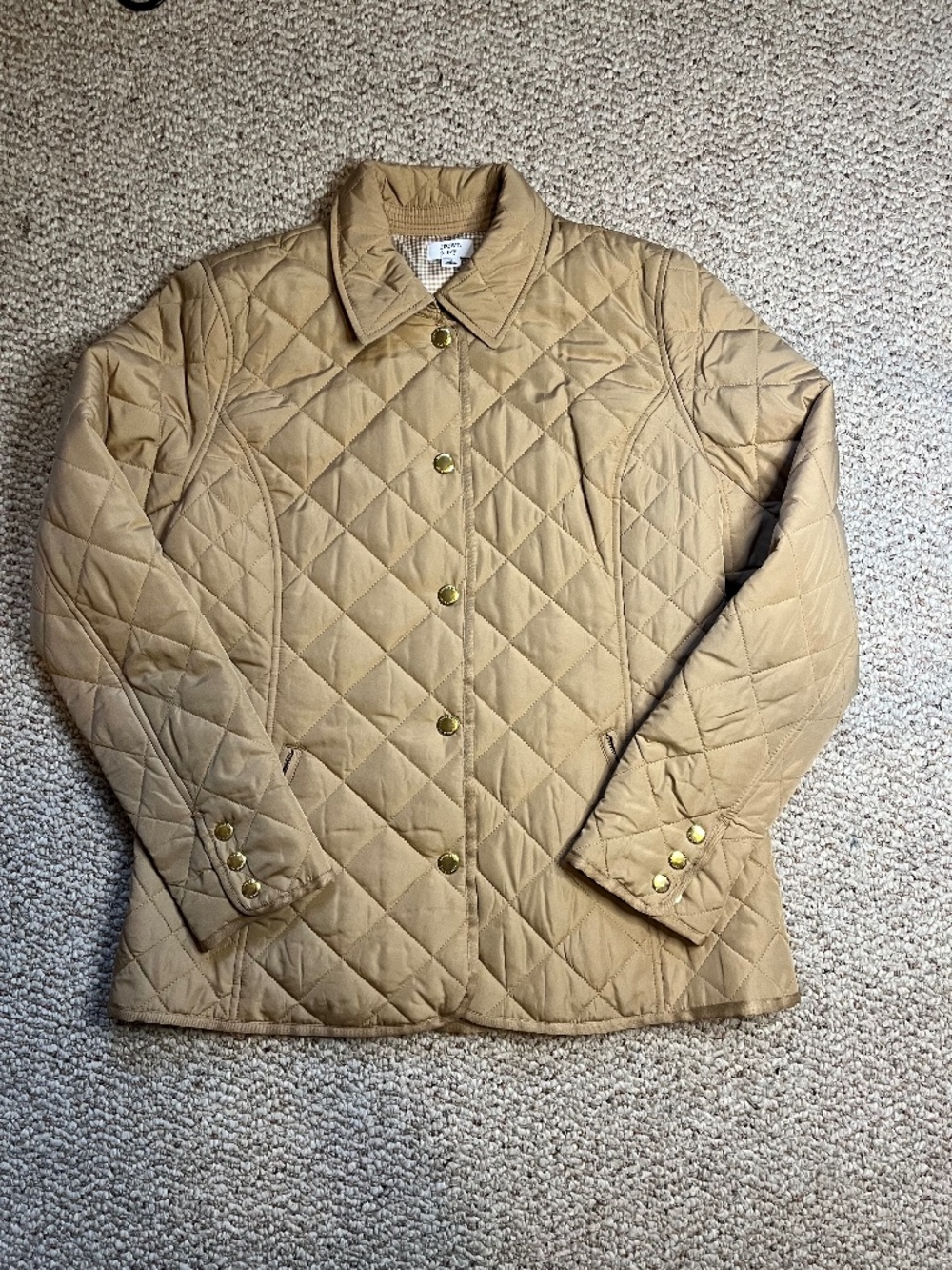 Crown and Ivy Quilted Jacket Size M